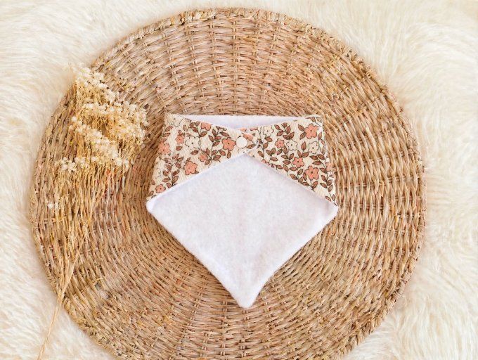 Bavoir bandana Flora
