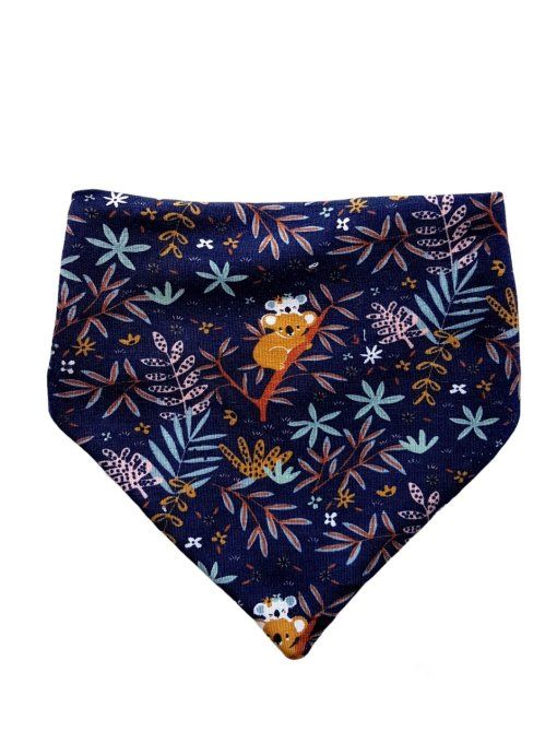 Bavoir bandana Koalas marine