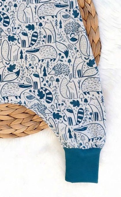 Combi-sarouel longue Blue Forest