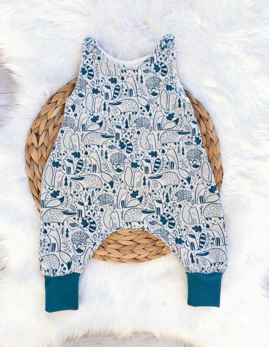 Combi-sarouel longue Blue Forest