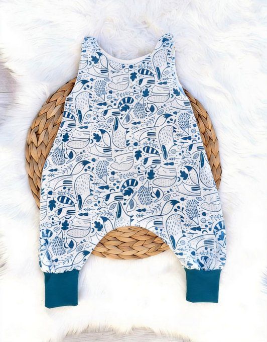 Combi-sarouel longue Blue Forest