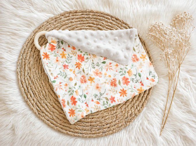Doudou plat  Floralie