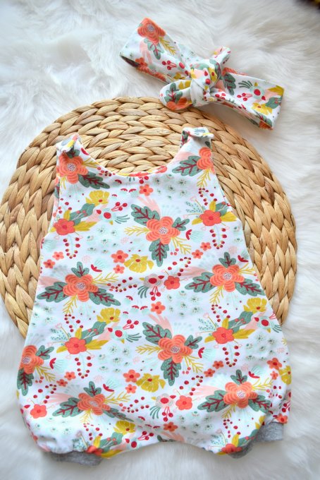 Combi-sarouel courte Rosy