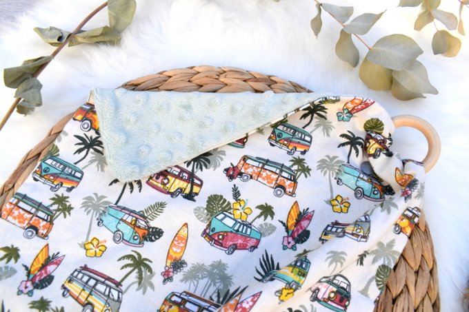 Doudou plat Vanlife coton