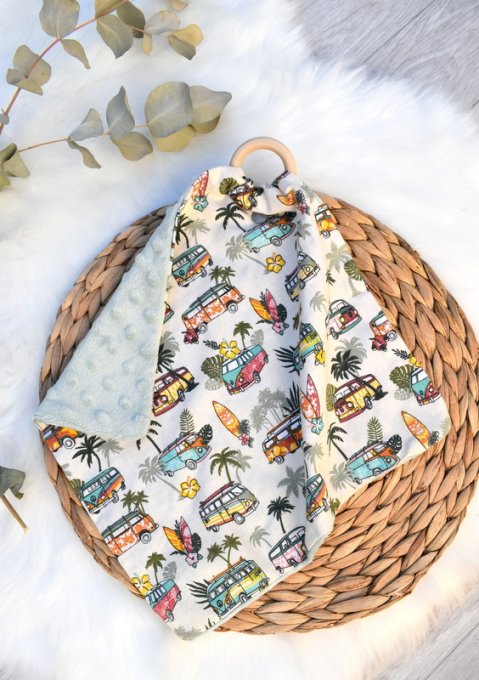Doudou plat Vanlife coton