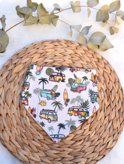 Bavoir bandana Vanlife coton