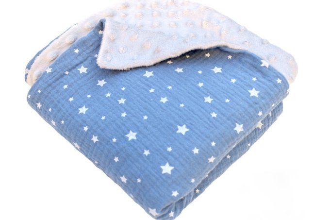 Couverture bébé Etoile bleu