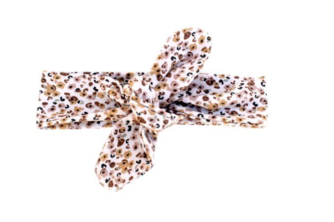 Bandeau cheveux Léopard beige