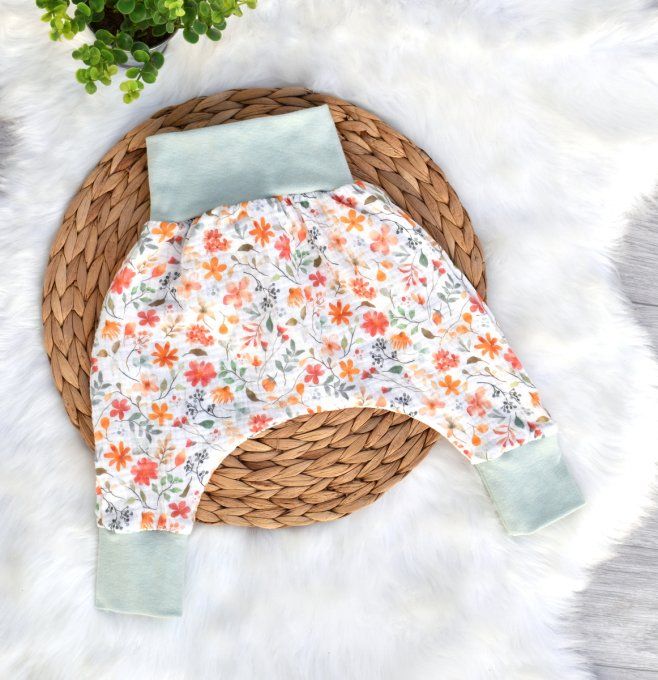 Bavoir bandana Floralie
