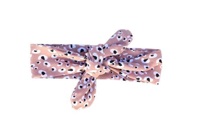 Bandeau cheveux Léopard rose