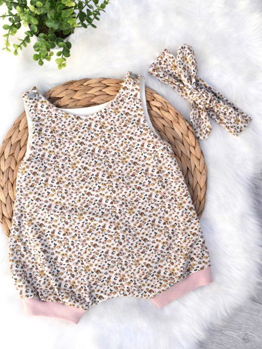 Bandeau cheveux Léopard beige