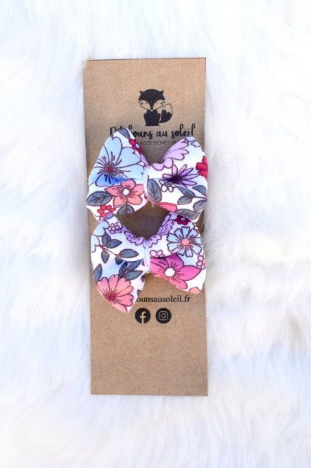 Bandeau cheveux Liberty fuchsia