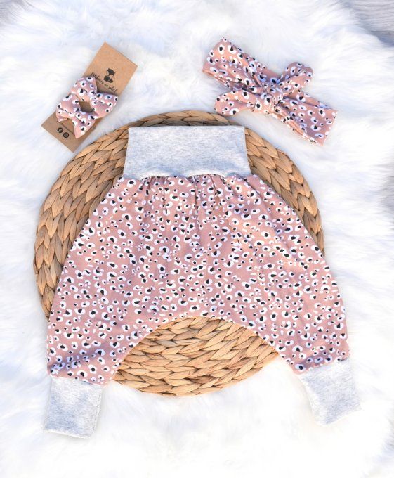 Gilet de berger Léopard rose 