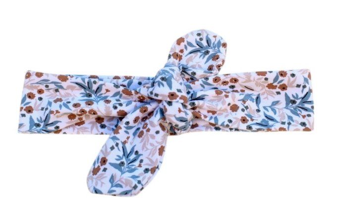 Bandeau cheveux Liberty bleu 