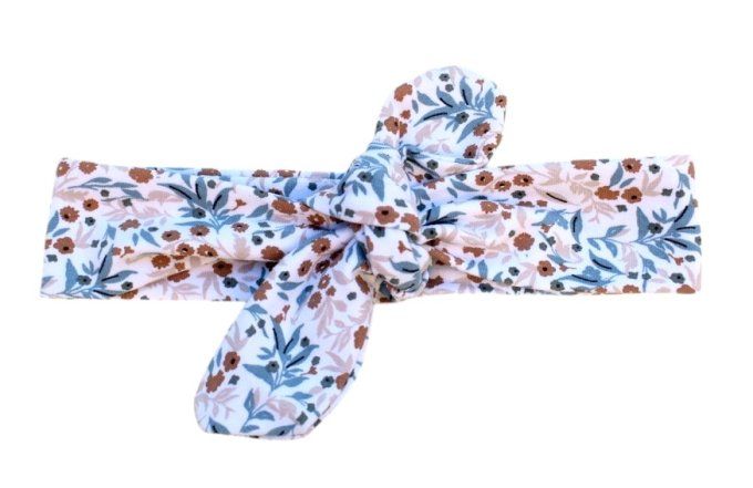 Bandeau cheveux Liberty bleu 