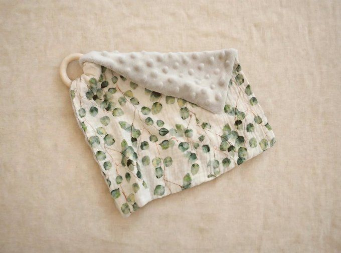 Doudou plat Eucalyptus