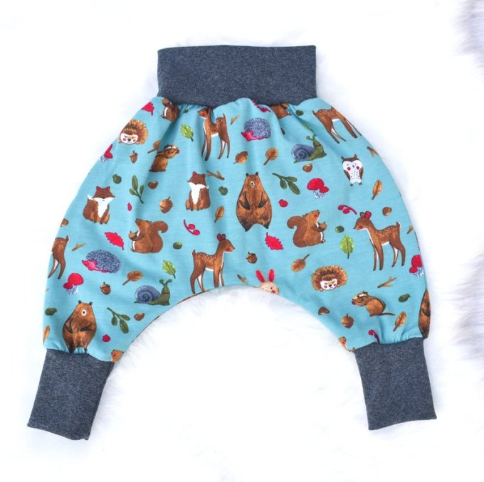 Sarouel évolutif Amis de la forêt turquoise